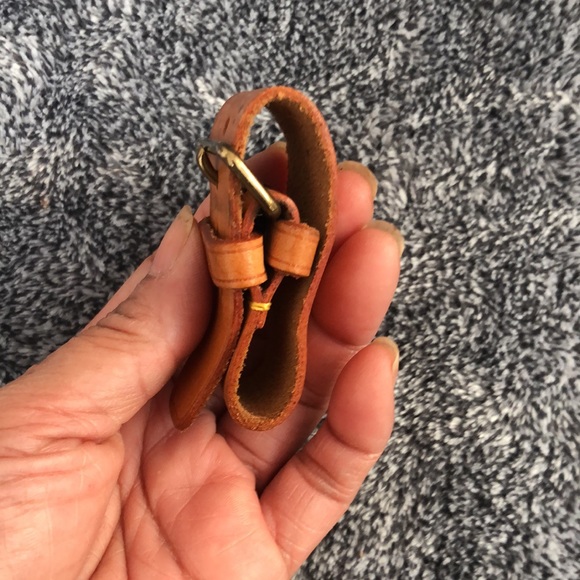 🧳Louis Vuitton Leather luggage bag tag with poignet ( Set #1) - Picture 10 of 17